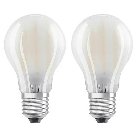 Osram Star LED-Lampen Set Glühlampenform E27 matt