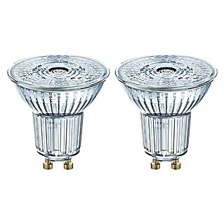 Osram Star LED-Lampen Set Reflektor GU10 (GU10, Nicht Dimmbar, Warmweiß, 350 lm, 4,3 W, 2 Stk.)