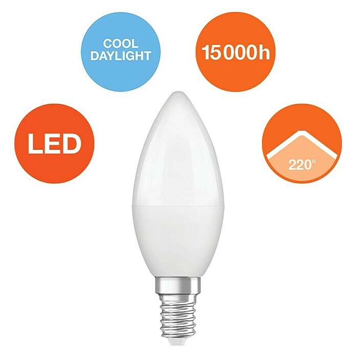 Osram Star LED svjetiljka (E14, 5,5 W, null, 470 lm)