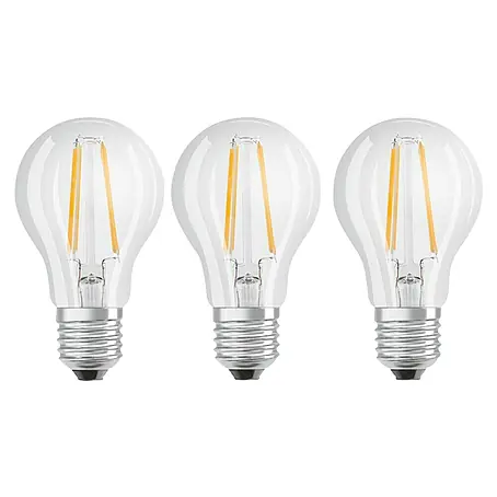 Osram Star LED-Lampen Set Glühlampenform E27 matt