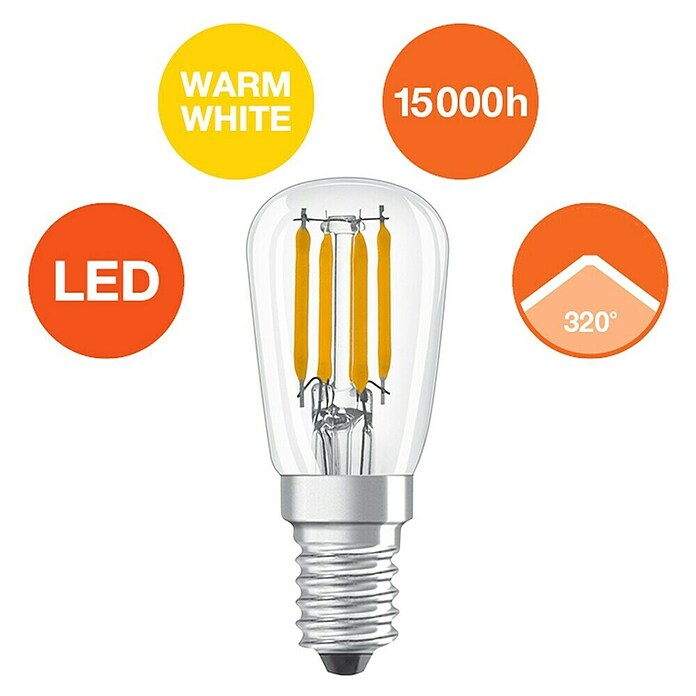 Osram LED žarulja Special  (E14, Bez prigušivanja, Topla bijela, 250 lm, 2,8 W) | BAUHAUS