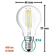 Osram Star Set LED žarulja Classic P 40  (E14, Bez prigušivanja, Topla bijela, 470 lm, 4 W) | BAUHAUS