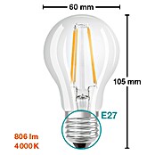 Osram Star LED svjetiljka (6,5 W, E27, Neutralno bijelo, Bez prigušivanja, 3 kom)