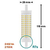 Osram Star Bombilla LED R7S (R7s, No regulable, Blanco cálido, 2.452 lm, 17,5 W) | BAUHAUS