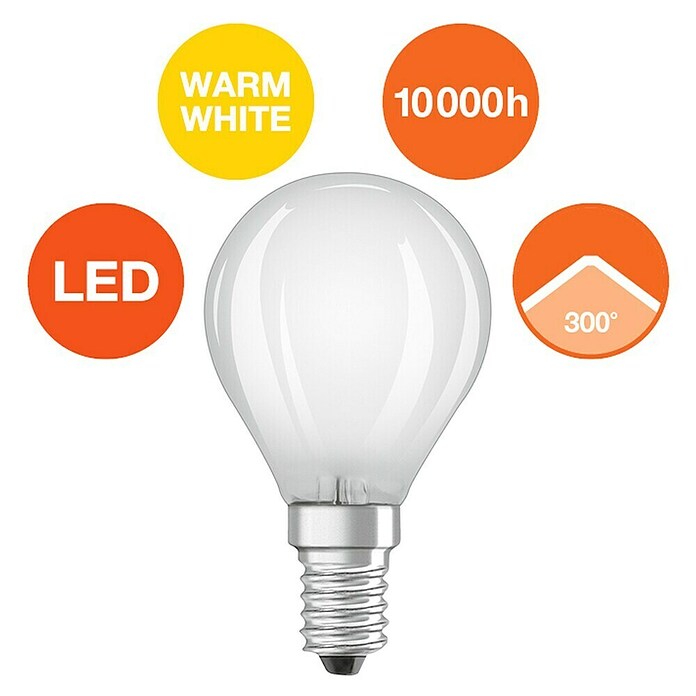 Osram Star LED svjetiljka (E14, 4 W, 470 lm)