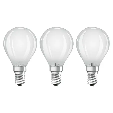 Osram Star LED-Lampen Set Tropfenform E14 matt