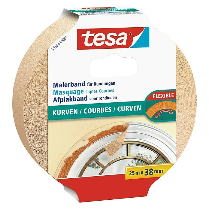 Tesa Malerband für Rundungen