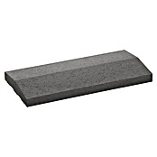 Mauerabdeckplatte Satteldach (Anthrazit, 50 x 25 cm, Beton)