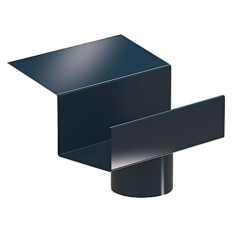 Sarei Piccolo Rinnenstutzen (Nennweite Zubehör Dachrinnen: 70/60 mm, Aluminium, Anthrazit)