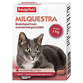 Beaphar Ontwormingsmiddel Milquestra (2 st., Geschikt voor: Katten)