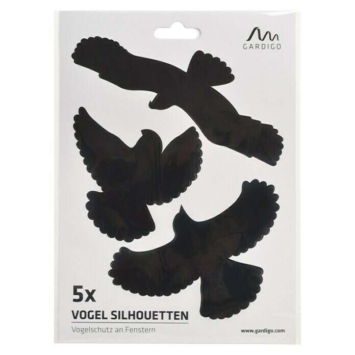 Gardigo Fensteraufkleber Vogel Silhouetten (Schwarz) | BAUHAUS