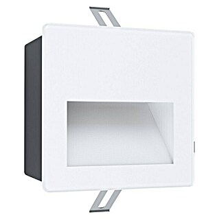 Eglo LED-Außenwandleuchte Aracena (3,7 W, L x B x H: 14 x 14 x 0,5 cm, Quadratisch, Weiß)