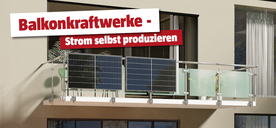 Balkonkraftwerke bei BAUHAUS