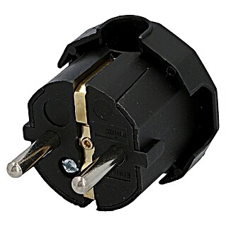 UniTEC Utikač sa zaštitnim kontaktom (Crne boje, 16 A, Bočno uvođenje kabela)