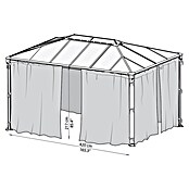 Palram Cortinilla (3,6 x 2,17 m, Poliéster)