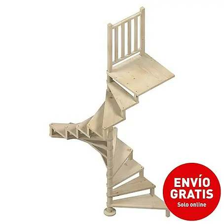 Sogem  Escalera de caracol Square Wood