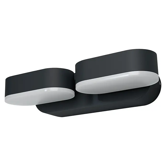 Osram Endura Style LED-Außenwandleuchte Mini - 13 W, 100 x 230 x 54 mm, Grau, IP44 - Ansicht von unten