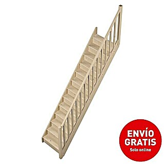 Sogem Escalera principal Tradi Eco (Ancho: 80 cm, Recto, Altura de planta: 285 cm, Abeto)