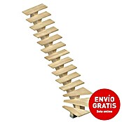 Sogem Escalera principal Kalea (Sioux White, Ancho: 85 cm, 1/4 espiral izquierda, Altura de planta: 285,2 cm) | BAUHAUS