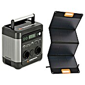 Yard Force Set Powerstation LX PS600 + Solarmodul Flex LX SPP10 (518 Wh) | BAUHAUS