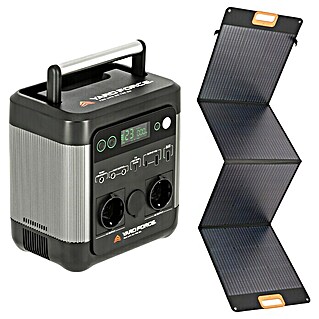 Yard Force Set Powerstation LX PS600 + Solarmodul Flex LX SPP20 (518 Wh)