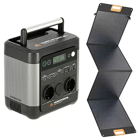 Yard Force  Set Powerstation LX PS600 + Solarmodul Flex LX SPP20