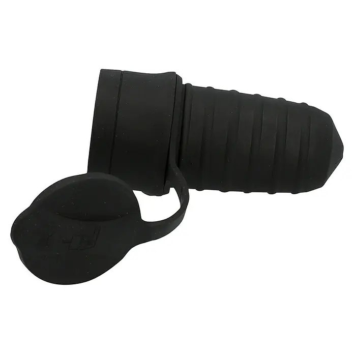 UniTEC Gummi-Schutzkontakt-Kupplung - Leicht, 250 V, IPX4, Schwarz - Schwarzer Gummistopfen mit Deckel. Ideal zum Schutz von Anschlüssen vor Staub und Feuchtigkeit, robust und langlebig.