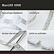 Paulmann LED-Band MaxLED 1000 (1 m, Tageslichtweiß, 11,5 W)