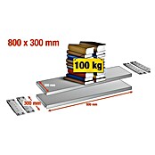 Scholz System Legplanken (800 x 300 mm, Draagkracht: 100 kg/verdieping)