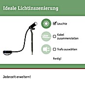 Paulmann Plug & Shine LED-Gartenspot-Set Plantini (1-flammig, 2,5 W, IP44 Schutzkontakt-Stecker, IP44)