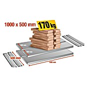 Scholz System Legplanken (1.000 x 500 mm, Draagkracht: 170 kg/verdieping)