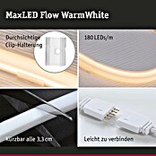 Paulmann MaxLED LED-Band Flow Warmweiß Basisset (L x H: 3 m x 10 mm, Weiß) | BAUHAUS