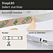 Paulmann LED-Band (5 m, Lichtfarbe: Warmweiß, 17 W)