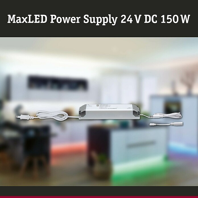 Paulmann MaxLED Alimentación de corriente MaxLED (An x Al: 210 x 34 mm, Blanco) | BAUHAUS