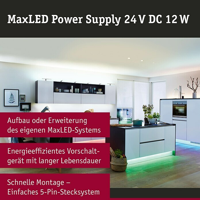 Paulmann LED-Trafo Power Supply (12 VA, Schwarz)