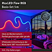 Paulmann MaxLED LED-Band Flow RGB Basisset (L x H: 5 m x 10 mm, Weiß) | BAUHAUS