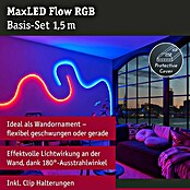 Paulmann MaxLED LED-Band Flow RGB Basisset (L x H: 1,5 m x 10 mm, Weiß) | BAUHAUS