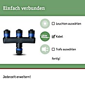 Paulmann Plug & Shine Verteiler (3-fach, Max. Leistung: 150 W, IP68, 24 V)