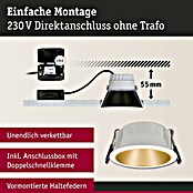 Paulmann LED-Einbauleuchte Cole (19,5 W, Weiß/Gold, Warmweiß, 3 Stk.) | BAUHAUS