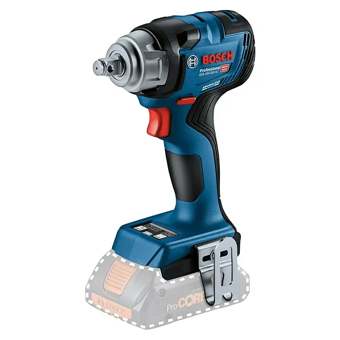 Bosch Professional AMPShare 18V Akku-Drehschlagschrauber GDS 18V-330 HC - 18 V, Ohne Akku, Max. Drehmoment: 330 Nm - Bild einer Bosch GDS 18V-330 HC Professional Akku-Schlagschrauber, robust und leistungsstark für schwere Anwendungen.