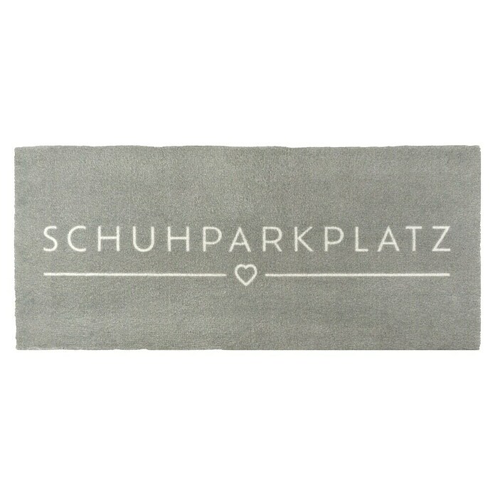Fußmatte Schuhparkplatz (L x B: 75 x 33 cm, Grau) | BAUHAUS