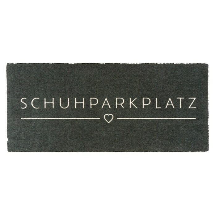 Fußmatte Schuhparkplatz (L x B: 75 x 33 cm, Anthrazit) | BAUHAUS