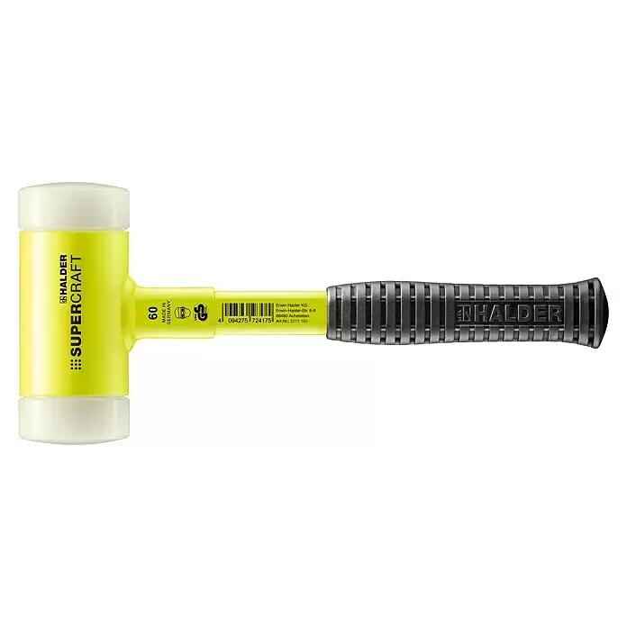 Halder Supercraft Schonhammer - Durchmesser Kopf: 60 mm, Kunststoff - Linke Seitenansicht