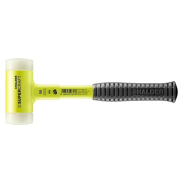 Halder Supercraft Schonhammer - Durchmesser Kopf: 50 mm, Kunststoff - Linke Seitenansicht