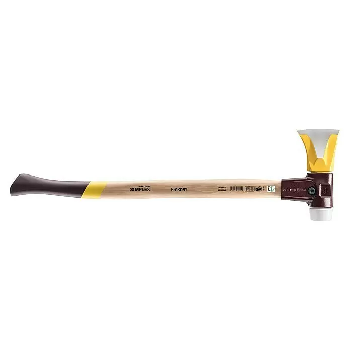 Halder Simplex Spaltaxt und Schonhammer 2in1Länge: 765 mm, Material Stiel: Holz Hickory