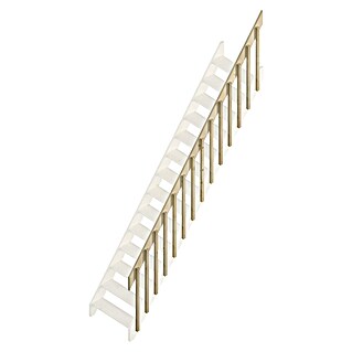 Sogem Barandilla de escalera Cottage (230 cm, Beige, Balaustrada)