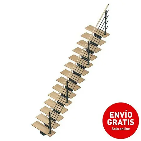 Sogem  Escalera principal Gomera con barandilla