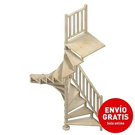 Sogem  Escalera de caracol Square Wood