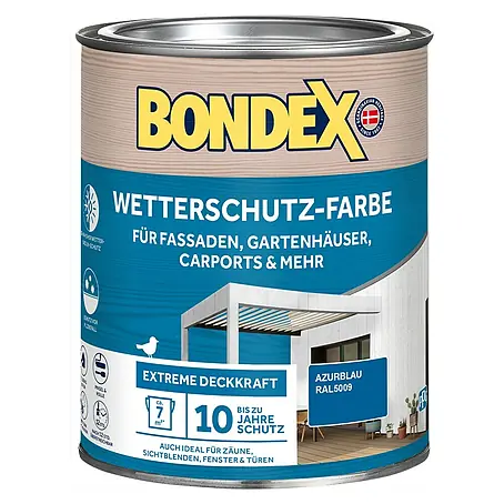 Bondex  Wetterschutzfarbe RAL 5009