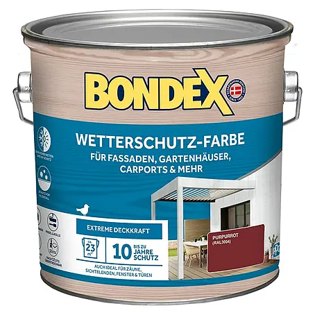 Bondex  Wetterschutzfarbe RAL 3004